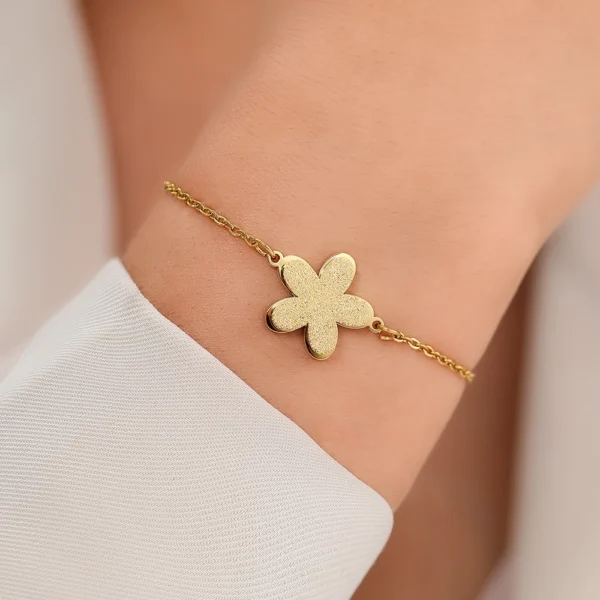 Pulseira Flores Vintage Cristal - Imagem 2