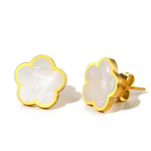 Brincos Elegância Vintage Flower