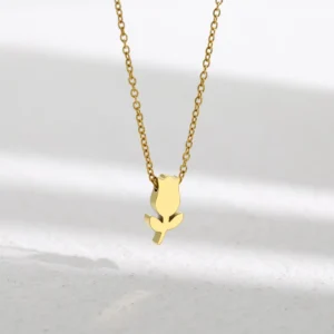 Colar Vintage Rose Flower